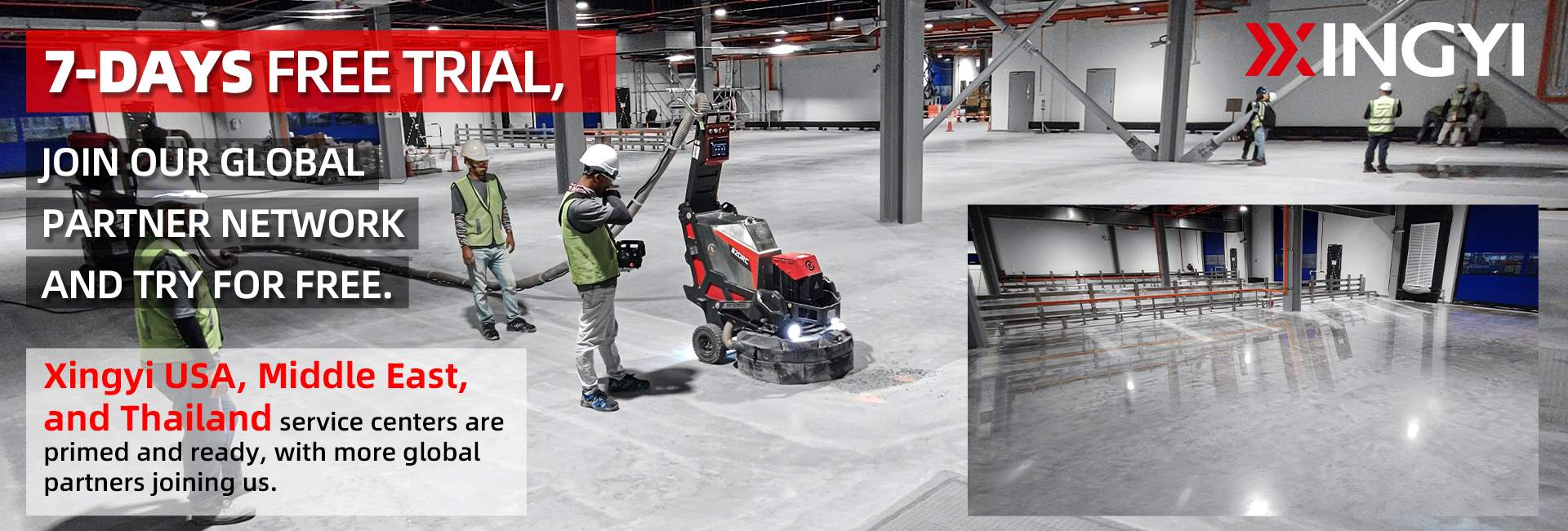 Remote Control floor grinder