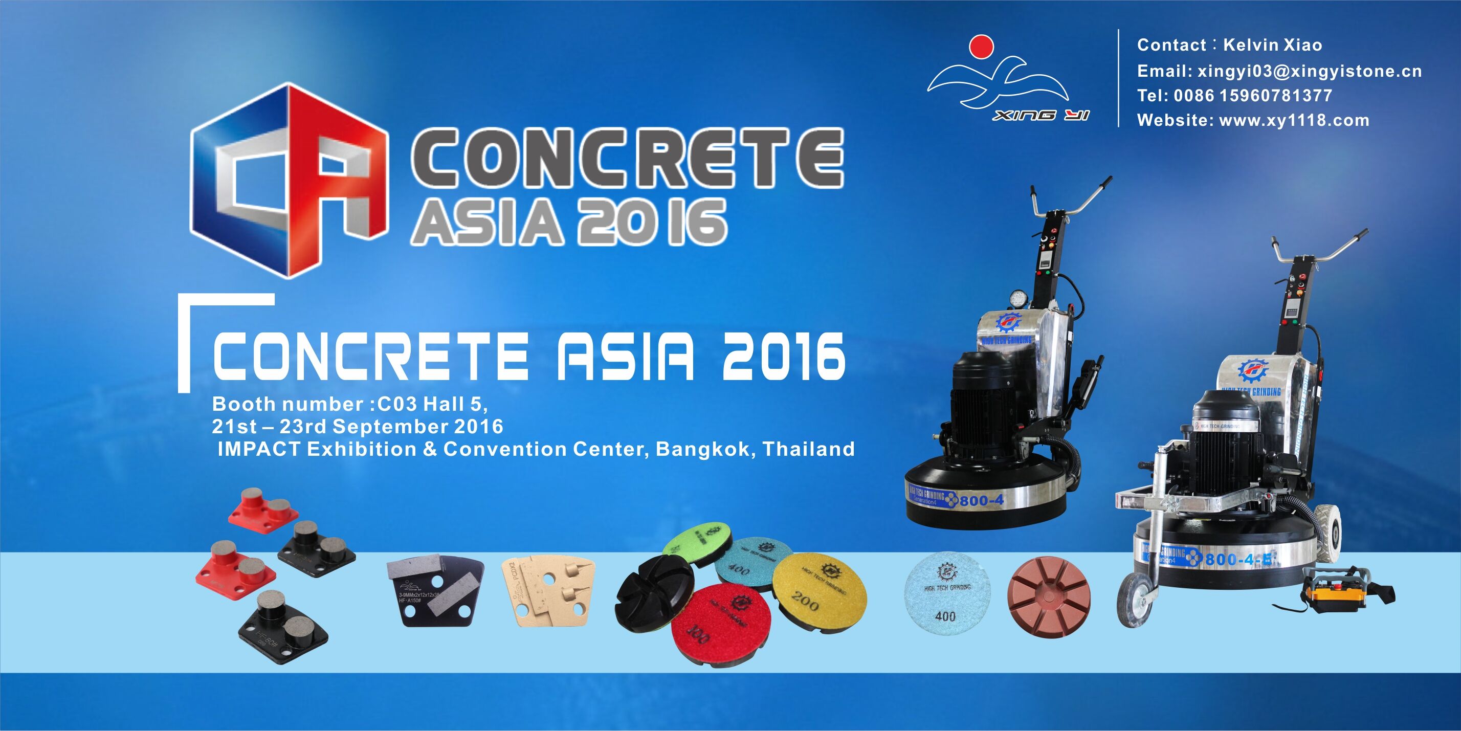 Xingyi reunirá en concreto 2016 de Asia en Tailandia